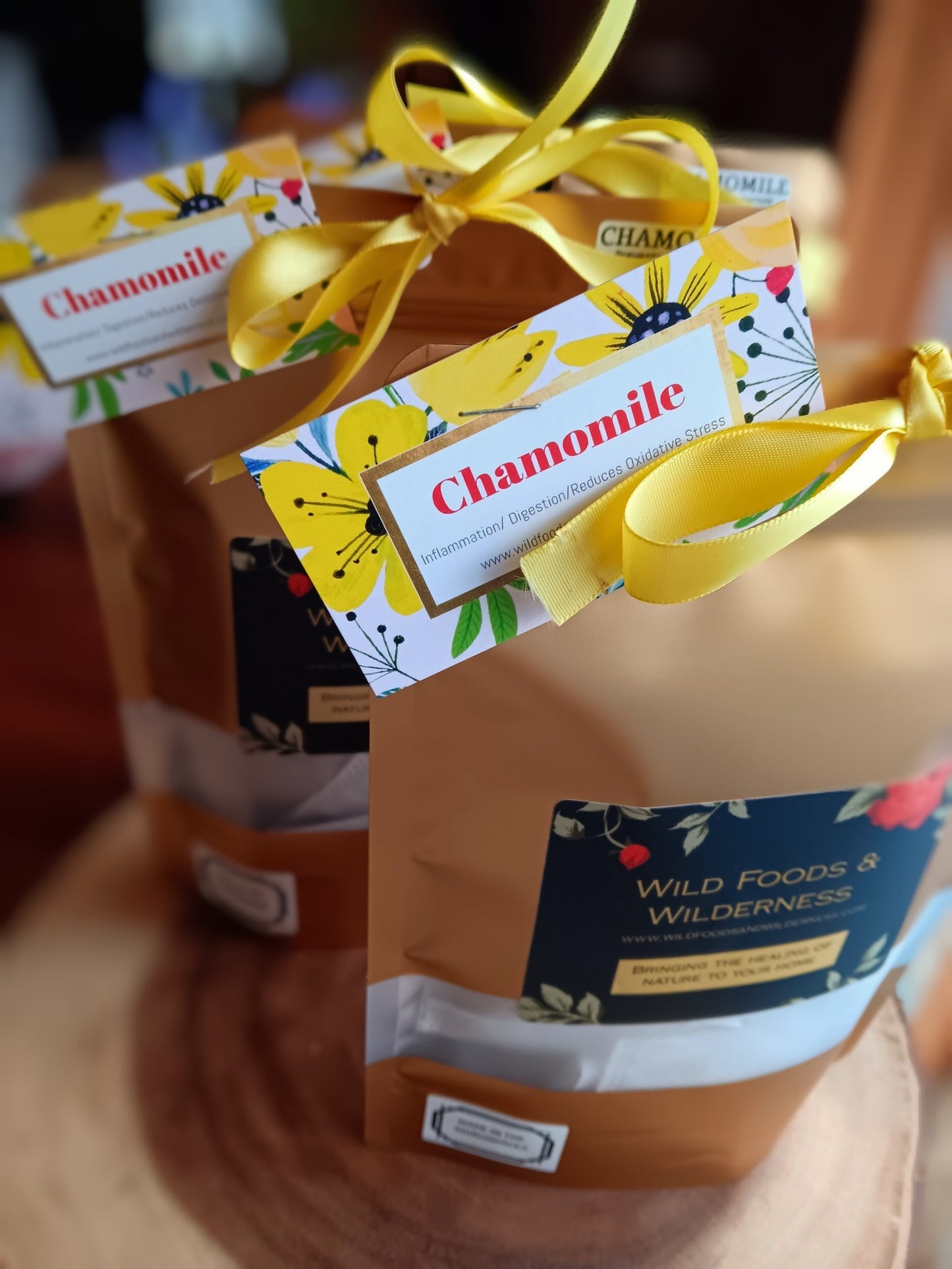 Destress your mind and help relax with this gentle Chamomile tea