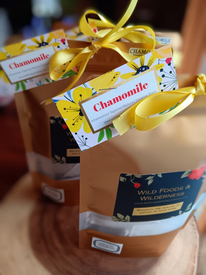 Destress your mind and help relax with this gentle Chamomile tea