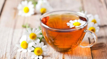 Destress your mind and help relax with this gentle Chamomile tea