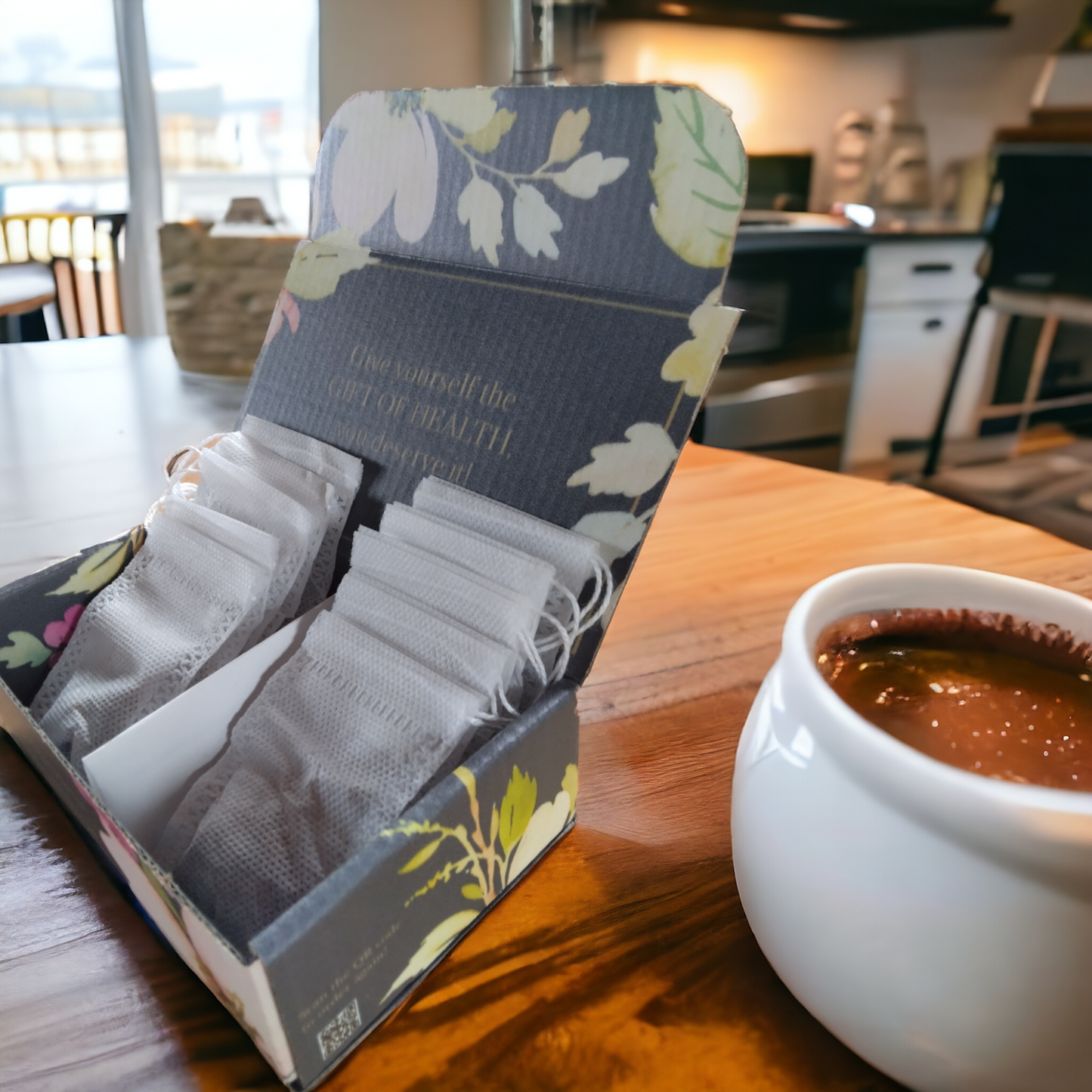 Gift Box of 5 Adirondack Mint and Chaga and 5 Reishi & Cinnamon Tea bags